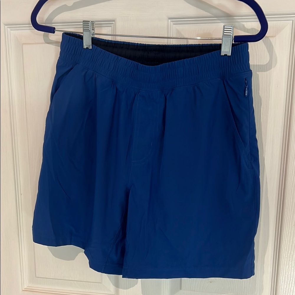 Rhône Blue Athletic Shorts